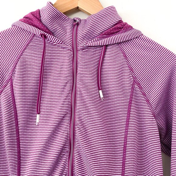 Tangerine Purple 1/2 Zip Athletic Hoodie – Size M - Picture 7 of 8